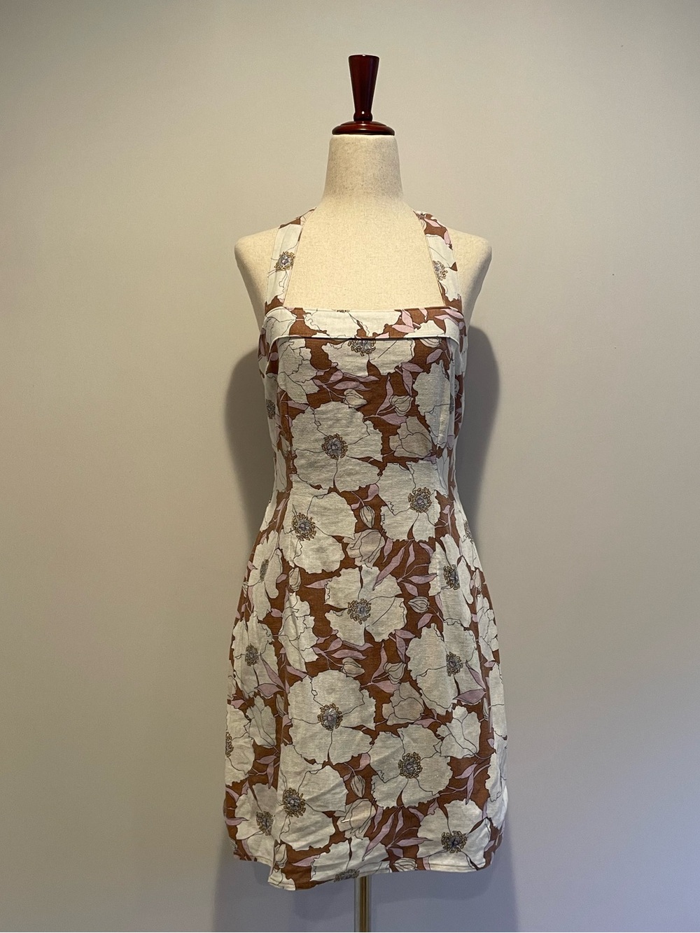 Abercrombie & Fitch Floral Halter Mini Dress EUC - size small